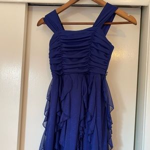 Royal blue glittery dress